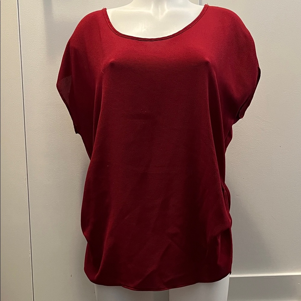 Elegant Red Women's Top